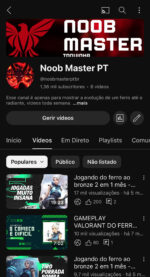 Canal Youtube Noobmaster pt para MONETIZAR 1K - Imagem 2