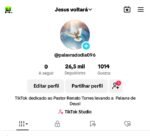TikTok Monetizado nicho Cristão com 26 Mil Seguidores