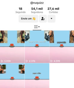 Conta TikTok monetizada com 54k de seguidores no precinho!