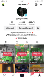 Conta Tiktok 41 MIL Seguidores