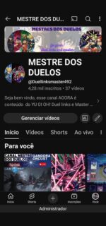 Canal com 4 mil inscritos