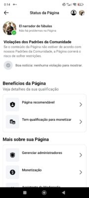 Pagina Facebook de historias em Espanhol 255 Seguidores - Imagem 3