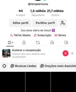 "Oportunidade Imperdível! 🙏✨ RPM 12 Maior Canal de Orações do Brasil – Templariossa com mais de 1,8 milhões de seguidores! 🚀