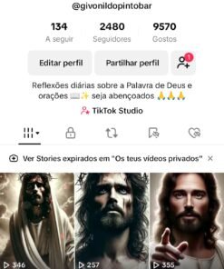 Conta tikTok BR 2400 Seguidores