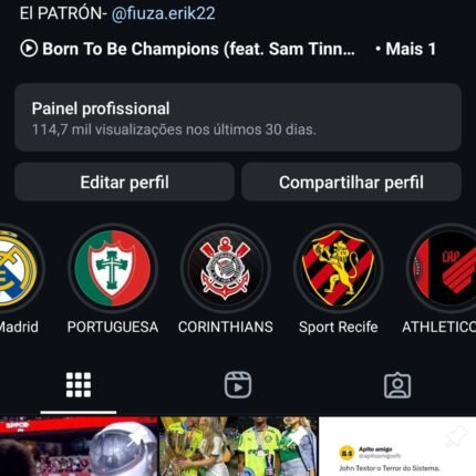 Conta Instagram 183 mil seguidores