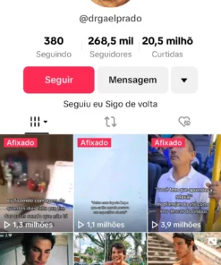 Conta tiktok 20,5 milhoes de curtidas