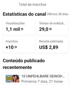 CONTA YOUTUBE MONETIZADO 2.6K
