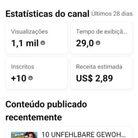 CONTA YOUTUBE MONETIZADO 2.6K