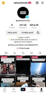Conta TikTok Monetizada 67K com Super Engajamento e Gerando Renda