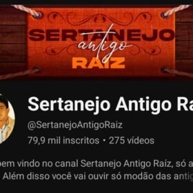 Canal de Sertanejo Raíz quase 80k De Inscritos (Relíquia) Música Sertaneja com 275 Vídeos