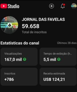 Canal Monetizado 59 Mil Inscritos nicho de entretenimento e educação ganhado em dólar no adsense e marketing digital no shopee mercado livre kirvano Hotmart kiwify Monetizze americanas shein