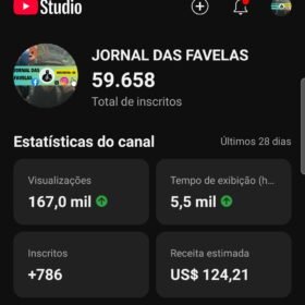 Canal Monetizado 59 Mil Inscritos nicho de entretenimento e educação ganhado em dólar no adsense e marketing digital no shopee mercado livre kirvano Hotmart kiwify Monetizze americanas shein