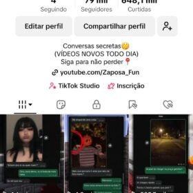 Conta Zaposa_Fun TikTok (MONETIZADA) 88 Mil Seguidores/ engajamento forte!
