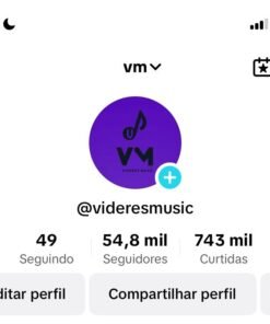 conta tiktok 55k seguidores 750k curtidas