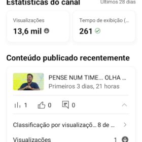 Canal Futebol 1250 Inscritos V1V0