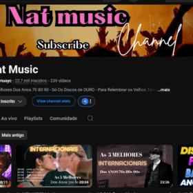 Canal de musica com 22.700 Inscritos muito barato pra vender logo ótima oportunidade.