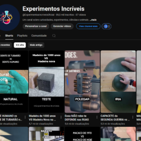 Canal do Youtube de Curiosidades 89k - Já foi monetizado, Falta Poucas vizualizações pra Monetizar / melnor valor do mercado