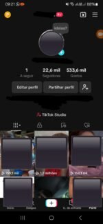 CONTA MONETIZADA TIKTOK - 22,600 SEGUIDORES - VIEWS EM 7 DIAS: +8,3 MILHÕES DE VIEWS - 22 DIAS DE CRIADA