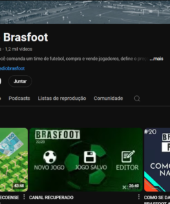Canal no Youtube MONETIZADO com 13 Mil Inscritos / Rádio Brasfoot