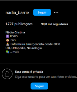 Conta do Instagram com 90 Mil Seguidores