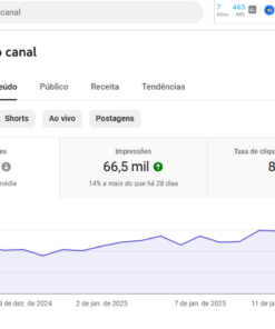 CANAL MONETIZADO SUPER RENTÁVEL COM 35.6K DE INSCRITOS