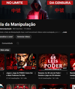 CANAL DARK 860 INSCRITOS ( SOBRE MANIPULAÇÃO E PSICOLÓGICA SOMBRIA)