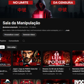 CANAL DARK 860 INSCRITOS ( SOBRE MANIPULAÇÃO E PSICOLÓGICA SOMBRIA)