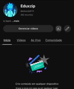 CANAL DO YOUTUBE🛑 392 INSCRITOS🔔