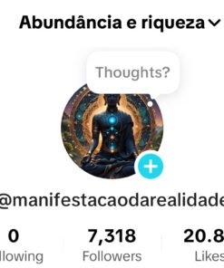 Conta de Tiktok 7,5k de Seguidores