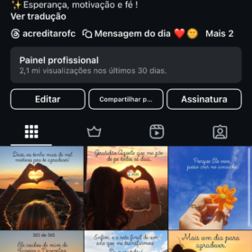Conta Instagram com 151 mil seguidores totalmente orgânico