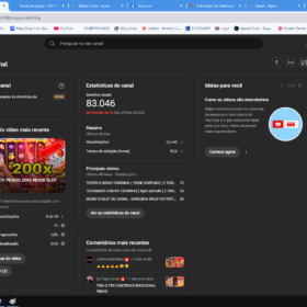 CANAL DE 83K NÃO MONETIZADO / CANAL DE CASSINO