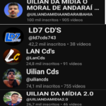 PACOTE VENDO MEUS 5 CANAIS DO YOUTUBE (100k/74K/42K/26K/24K) TODOS DE MÚSICA