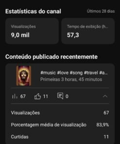 Canal de YouTube à Venda – Grande Potencial para Monetização Completa 1.22K • 36 videos