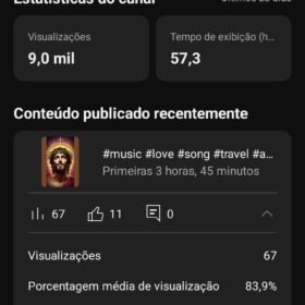 Canal de YouTube à Venda – Grande Potencial para Monetização Completa 1.22K • 36 videos