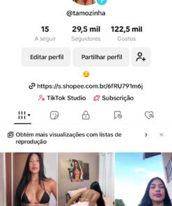 Vendo minha conta do tik tok monetizado 29,500k de seguidores