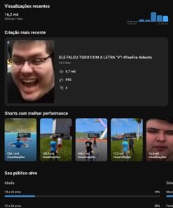 CANAL YOUTUBE DESMONETIZADO NICHO GAMER 9970 INSCRITOS