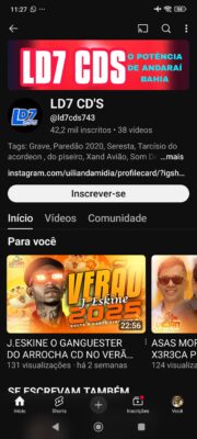 PACOTE VENDO MEUS 5 CANAIS DO YOUTUBE (100k/74K/42K/26K/24K) TODOS DE MÚSICA - Imagem 6