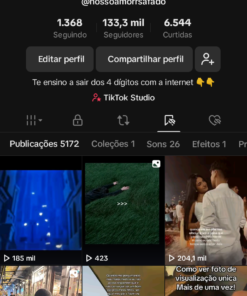 Conta Tiktok 133k - Nossoamorsfado