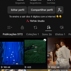 Conta Tiktok 133k - Nossoamorsfado