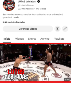 Canal YouTube Verificada Com 250K de Inscritos