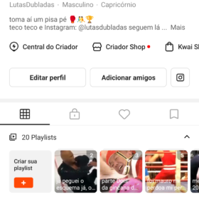 Conta kwai com 305.2K seguidores