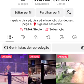 Conta TikTok com 342K seguidores