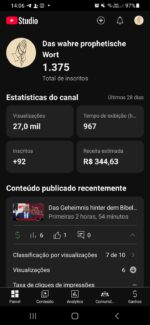 Canal de profecia com 1,4K
