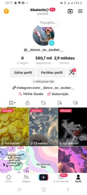 TikTok +380k Monetizado Dance se souber