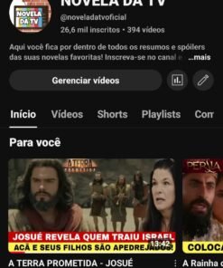 CANAL DO YOUTUBE 26.6K subscribers • 394 videos