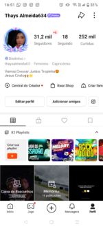 Conta Kwai de Shows 36.2K Seguidores | 23 Seguindo | 308.1K Curtidas