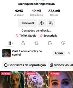 Conta do TikTok com 19k Monetizado