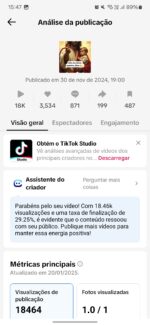 Conta TikTok Monetizada Sem restrições 42.7K Seguidores 173.8K Curtidas - Imagem 2