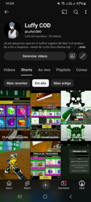 Conta de quase 6k de inscrito no YouTube /não monetizado público real conteúdo de games - Imagem 2