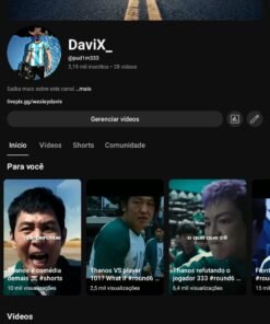 CANAL GAMES 2.19K subscribers • 27 videos DaviX_
